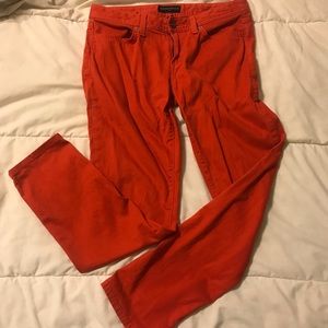 Burnt red/orange Banana Republic pants.